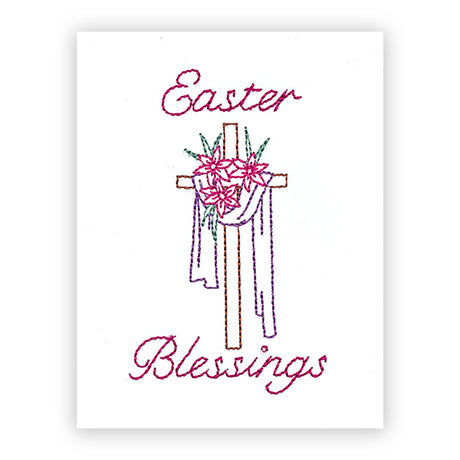 Easter Blessings Cross (Cardstock)