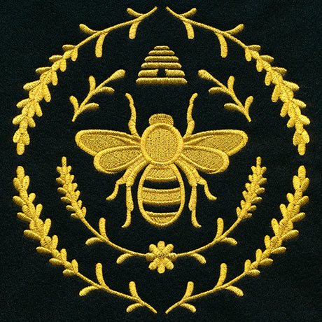 Gilded Honeybee Crest