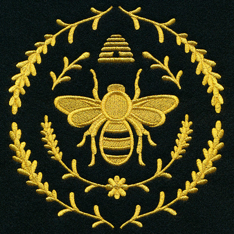 Gilded Honeybee Crest