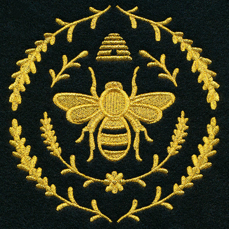 Gilded Honeybee Crest