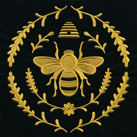 Gilded Honeybee Crest
