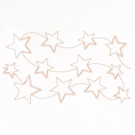 Americana Stars (Edge-to-Edge Quilting)