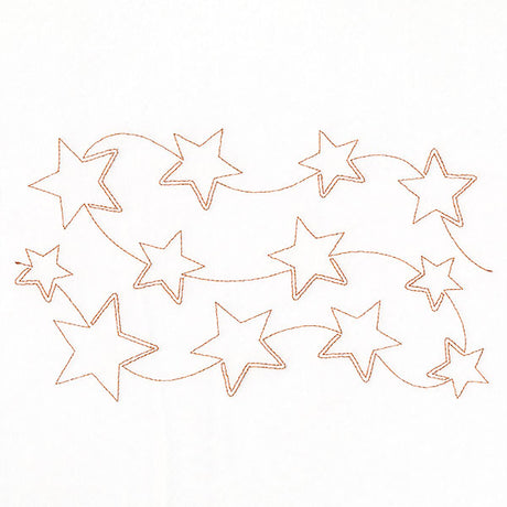 Americana Stars (Edge-to-Edge Quilting)