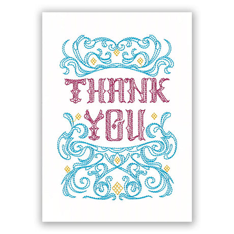 Thank You in Filigree (Cardstock)