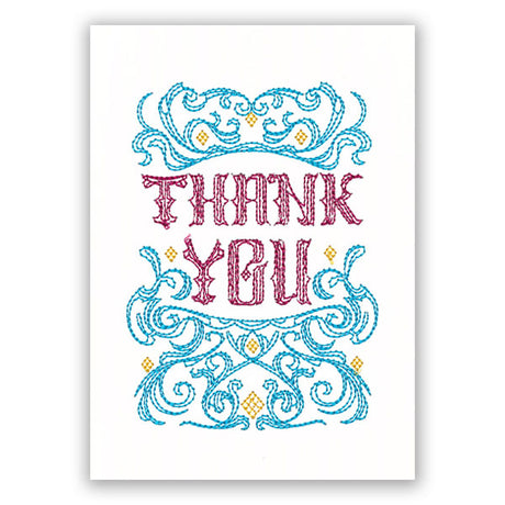 Thank You in Filigree (Cardstock)