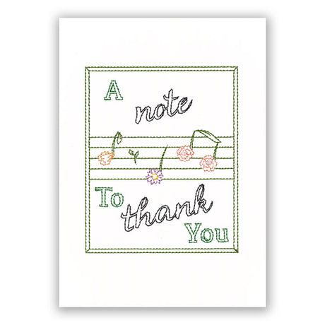 A Note to Thank You (Cardstock)
