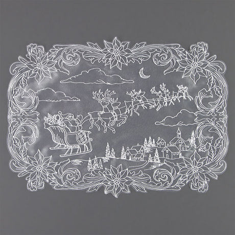 To All a Good Night Doily (Organza)