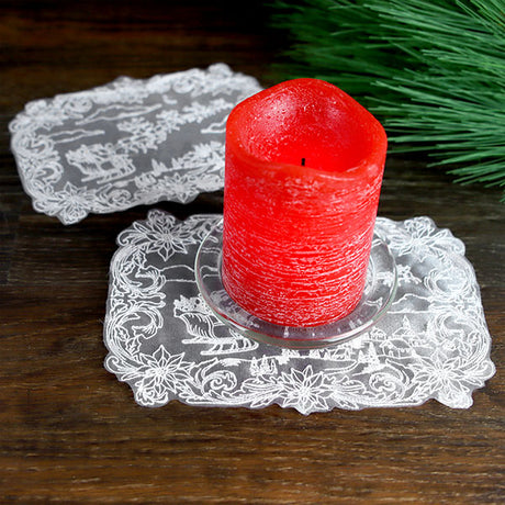 To All a Good Night Doily (Organza)