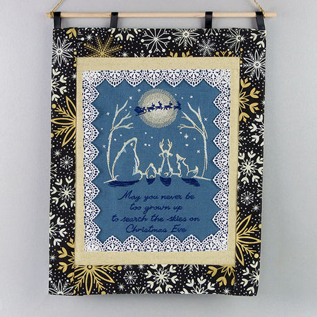 Search the Skies on Christmas Eve Animal Scene