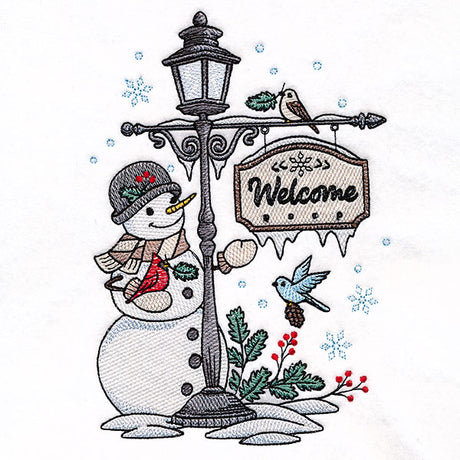 Welcome Winter Lamppost