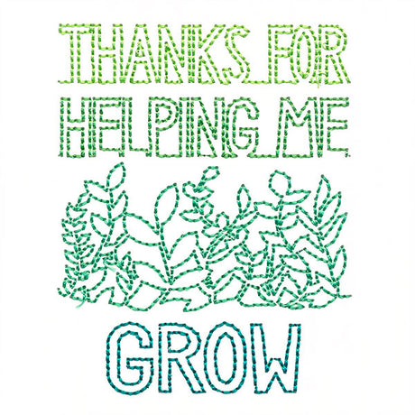 Helping Me Grow (Cardstock)