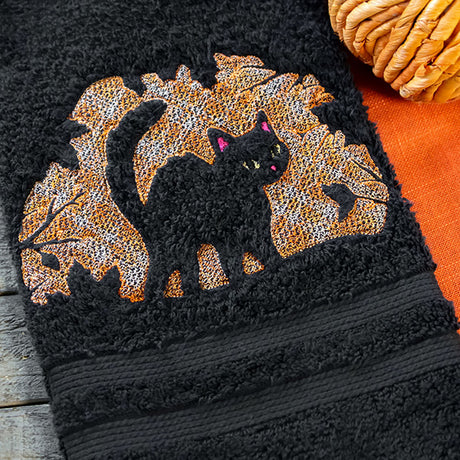 Halloween Cat (Embossed)