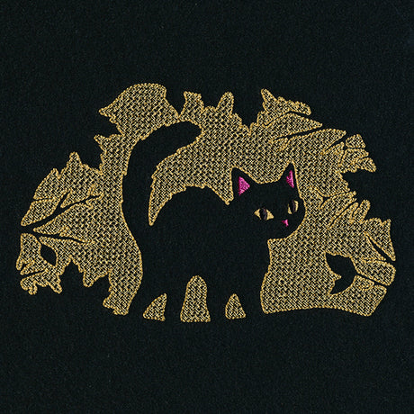 Halloween Cat (Embossed)