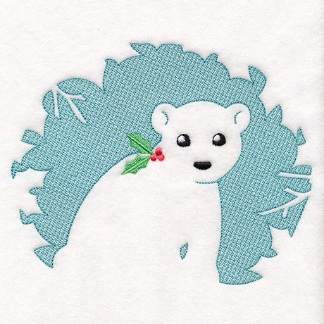 Magical Christmas Creatures - Polar Bear (Embossed)