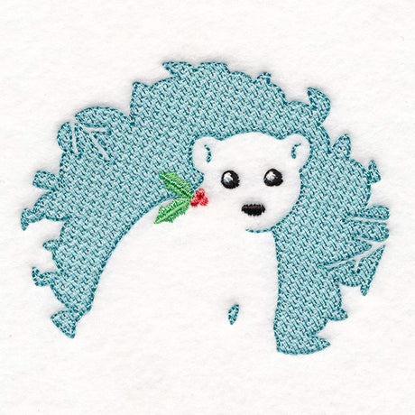 Magical Christmas Creatures - Polar Bear (Embossed)