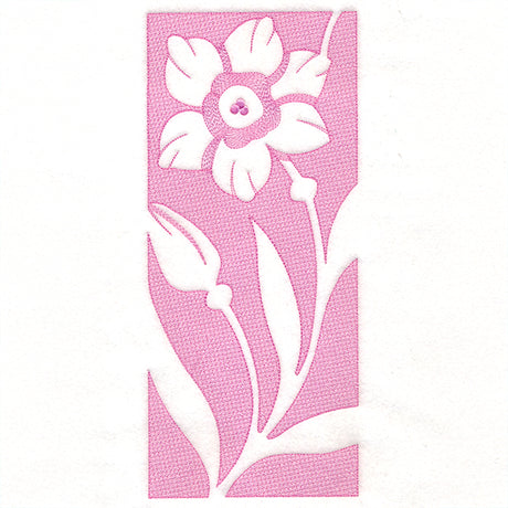 Spring Flowers - Daffodil (Embossed)