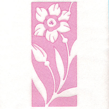 Spring Flowers - Daffodil (Embossed)