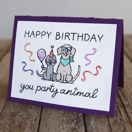 Celebrations & Congratulations - Happy Birthday Party Animal (Cardstock)