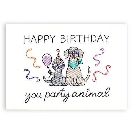 Celebrations & Congratulations - Happy Birthday Party Animal (Cardstock)