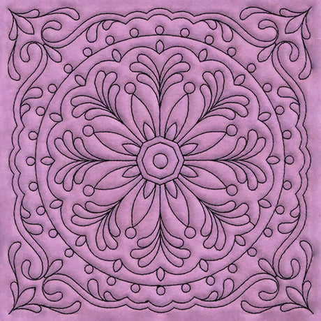 Circle & Texture Quilting - Circle 1 (Double Run)