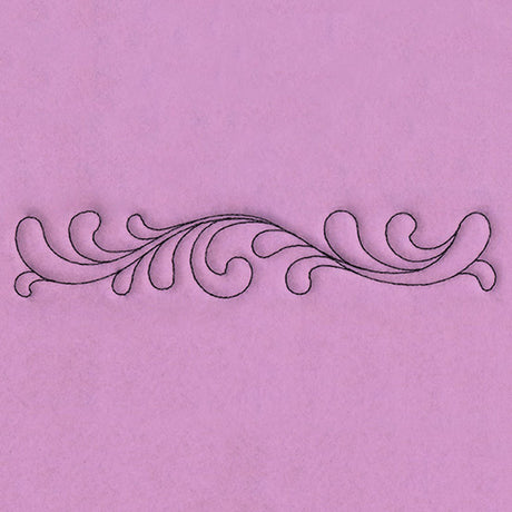 Circle & Texture Quilting - Narrow Border (Double Run)