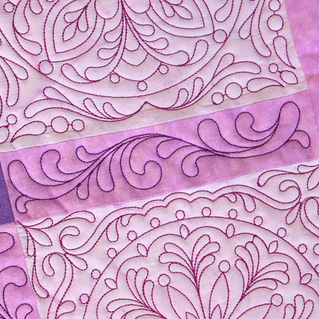 Circle & Texture Quilting - Narrow Border (Double Run)