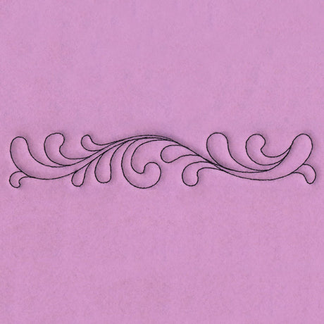 Circle & Texture Quilting - Narrow Border (Double Run)