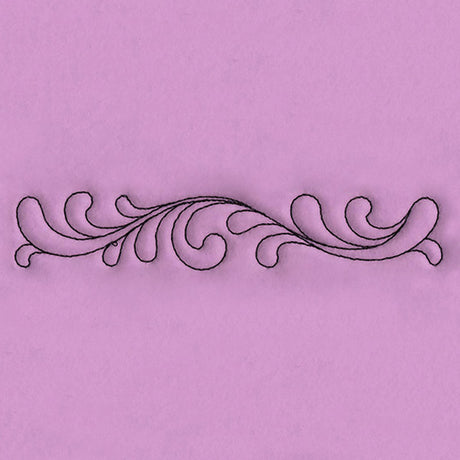 Circle & Texture Quilting - Narrow Border (Double Run)