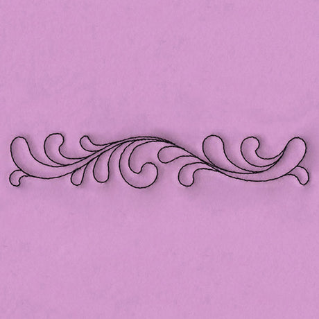 Circle & Texture Quilting - Narrow Border (Double Run)