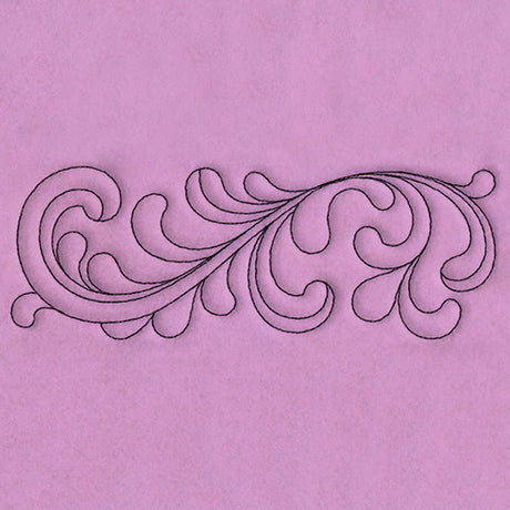 Circle & Texture Quilting - Wide Border (Double Run)