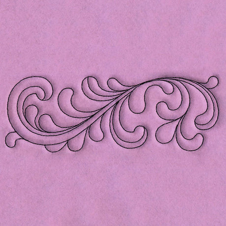 Circle & Texture Quilting - Wide Border (Double Run)