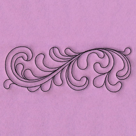 Circle & Texture Quilting - Wide Border (Double Run)