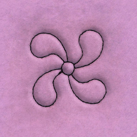 Circle & Texture Quilting - Narrow Corner (Double Run)