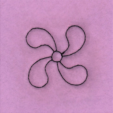 Circle & Texture Quilting - Narrow Corner (Double Run)