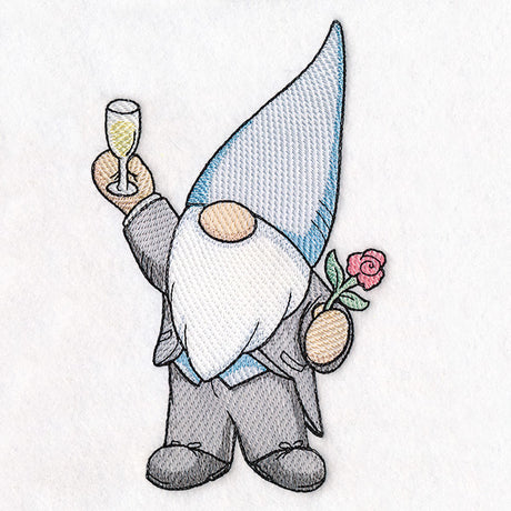 Toasting Groom Gnome