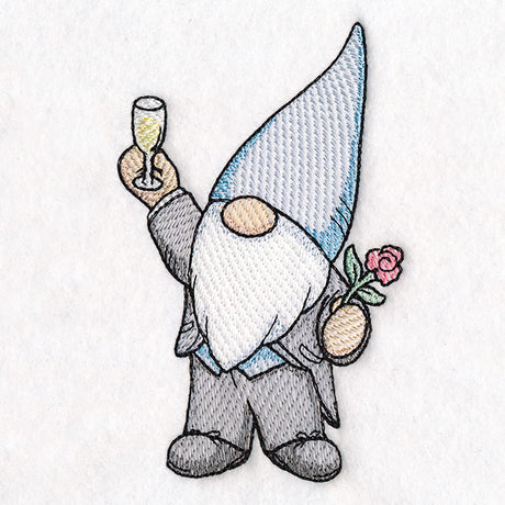 Toasting Groom Gnome