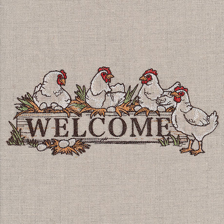 Welcome Chicken Sign