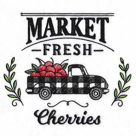 Market Fresh Retro Truck - Cherries