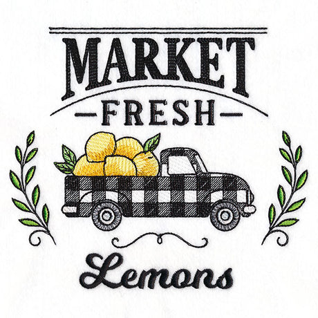 Market Fresh Retro Truck - Lemons