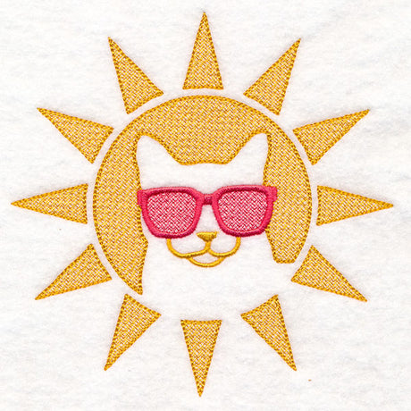 Cool Cat in the Sun (Embossed)