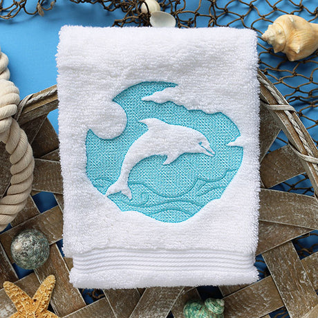 Summer Escape Dolphin (Embossed)