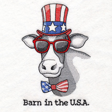 Barn in the USA Cow