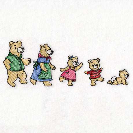 Marching Bear Family Border