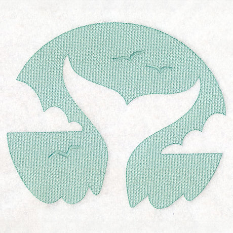 Summer Escape Whale Tail (Embossed)