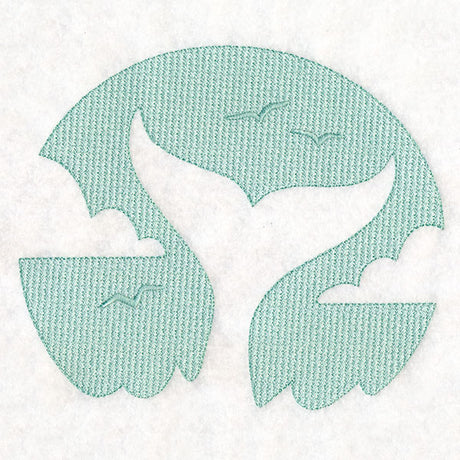 Summer Escape Whale Tail (Embossed)