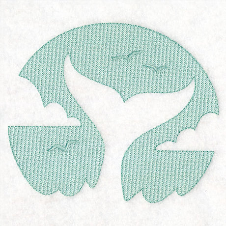 Summer Escape Whale Tail (Embossed)