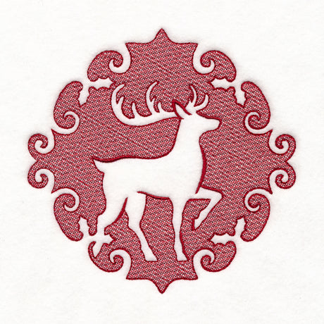 Prancing Reindeer (Embossed)