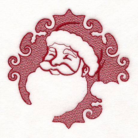 Cheerful Santa (Embossed)