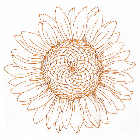 Simple Sunflower (Quilting)