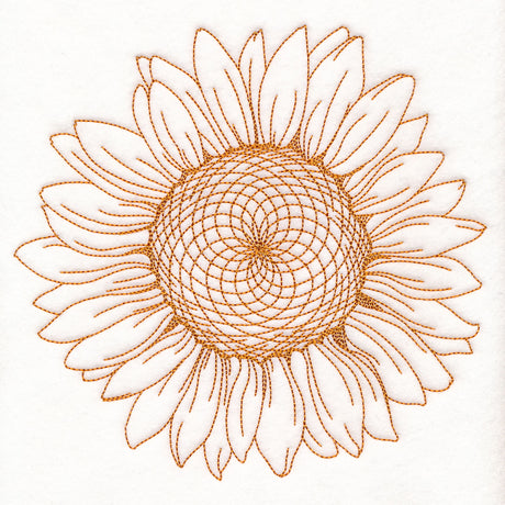 Simple Sunflower (Quilting)
